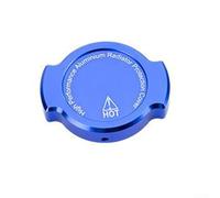 Motorcycle radiator cap cover aluminum alloy compatible with NMAX155 XMAX300 Y15 LC135 FOSHA 300 models offering stylish customization (Blue)