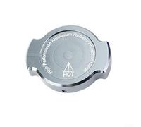 Motorcycle radiator cap cover aluminum alloy with CNC design fitting NMAX155 XMAX300 Y15 LC135 FOSHA 300 perfect for bike customization (Titanium)