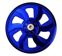 Motorcycle radiator fan cover accessory designed to improve heat dissipation and engine components during operation (FSG-001 - Blue)