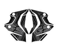 Motorcycle Radiator Guard 3D Gel Paint Protector Sticker Decal for R1250GS 40 Years GS Option 719 Triple Black 2019 2020 2021 2022 2023