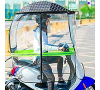 Motorcycle Rain Cover - Waterproof Mobility Scooter Rainproof Cover | Electric Car Canopy Umbrella | Battery C