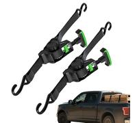 Motorcycle Ratchet Straps | Heavy Duty Luggage Ratchet Strap | Cargo Straps for Moving and Transportation | Intended For Use On Trailer, Motorhome, Truck, Car, Sedan,