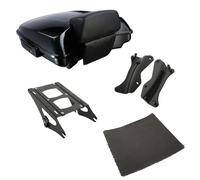 Motorcycle Razor Trunk Backrest Mount Rack Docking For Touring Road King Glide 2014-2025