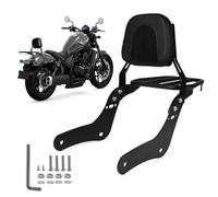 Motorcycle Rear Backrest Seat Pad with Luggage Rack for Rebel CMX1100 CMX1100T DCT 2021 2022 2023 2024, PSLER Passenger Backrest Sissy Bar with Cargo Support Racking Motorbike Accessories