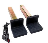 Motorcycle Rear Bracket - 2 Piece Iron Bracket Adapter, Galvanized Steel | Wheel Lift Frame Accessories, Swingm Lift for Mountain, Road, Bikes