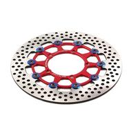 Motorcycle Rear Brake Disc 3 Hole 260 * 70mm / 5 260 * 60mm Floating Disk Brake Disc Fit For Yamaha Scooter Aerox BWS RSZ FORCE For M3 N1S(Red 5 holes)