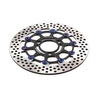 Motorcycle Rear Brake Disc 3 Hole 260 * 70mm / 5 260 * 60mm Floating Disk Brake Disc Fit For Yamaha Scooter Aerox BWS RSZ FORCE For M3 N1S(Black 3 holes)