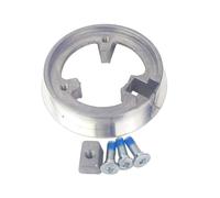 Motorcycle Rear Brake Disc Fit For 220mm Disc Electric Scooter Moped 200& Motorcycle Rear Drum brake disc with 70mm Hole Conversion Tightening Ring Motorbike Rotors(A set)