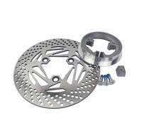 Motorcycle Rear Brake Disc Fit For 220mm Disc Electric Scooter Moped 200& Motorcycle Rear Drum brake disc with 70mm Hole Conversion Tightening Ring Motorbike Rotors(A set A)