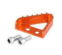 Motorcycle Rear Brake Pedal Step Plate Tip CNC Aluminum Alloy -Slip Design for RC125 RC200 RC390 690 990 Brake Cover Upgrade Easy Installation