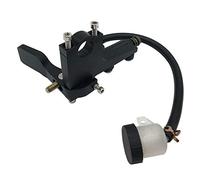 Motorcycle Rear Brake Pump, Fydun 7/8In Aluminium Alloy Clutch Thumb Brake Lever Rear Master Pump Cylinder Handle Kit With Mounting Bracket