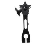 Motorcycle Rear Brake Rocker Arm Lever, Aluminum Alloy Black | Five Pointed Star Shape, 12.6x4.3x2.8cm Size, for Brake Linkage Spline, DIY Off-Road Mods