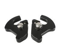 Motorcycle Rear Carrier Sissy Bar Luggage Rack Docking Latch Clips For For Touring For Road King Electra For Street Motorcycle Accessories Luggage Support Shelf(Black)