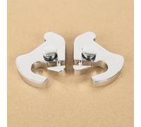 Motorcycle Rear Carrier Sissy Bar Luggage Rack Docking Latch Clips For For Touring For Road King Electra For Street Motorcycle Accessories Rear Cargo Carrier Shelf Holder(Chrome)