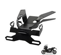 Motorcycle Rear Fender Eliminator Short Tail Tidy Compatible with Honda X-ADV 750 Stainless Steel License Plate Holder Black Simple Installation MotorbikeLicense Plate Bracket