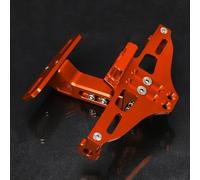 Motorcycle Rear License Number Plate Mount Holder With Light For Suzuki RGV250VJ21A RGV250 VJ21A 1988 RGV250 Motorcycle(Orange)