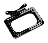 Motorcycle Rear License Plate Bracket Aluminum Alloy 7.2 X 4.3 Inch Rectangular Mounting Frame for FLHX Tail Replacement Garage Maintenance Upgrade Planning Motorcycle Bracket Rear Plate Mount Tail