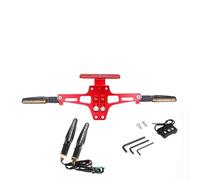 Motorcycle Rear License Plate Mount Holder With Turn Signal Lights For Hon&da X4 NC700 S X VFR 1200/F XL 1000 Super Grom 125 /MSX 125 CB500X CB400 CB1000 Motorcycle(Red 1)