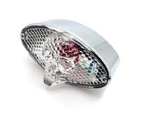 Motorcycle Rear Light 3D Skull Lens Custom Chrome Motorcycle Motorbike Stop Brake Rear Tail Light