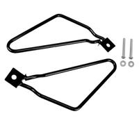 Motorcycle Rear Luggage For H&arley For Spo&rtster 883 For Iron For XL883N For Dyna For Fat Bob FXDF Rear Cargo Carrier 2PCS Motorcycle Support Saddle Bag Bracket(Black)