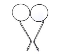 Motorcycle Rear Mirror 1 Pair Motorcycle Rearview Mirror 8mm 10mm Round Reversing Side Mirror Rotatable Accessories Motorcycle