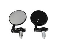 Motorcycle Rear Mirror 2pcs/Pair Universal Motorcycle Rear View Side Mirrors Round 7/8" Handle Bar End Foldable Motorbike For Cafe