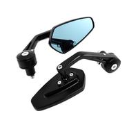 Motorcycle Rear Mirror 2x 7/8" 20mm Motorcycle Accessories Rear View Mirrors Anti-Glare HD Motorbike Handlebar End Side Mirror For Scooters ATV