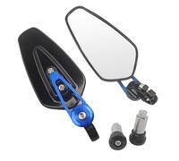 Motorcycle Rear Mirror 7/8" Universal Motorcycle Bar End Rearview Mirrors Rear View Handle Side Mirrors Oval For For For