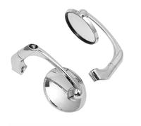 Motorcycle Rear Mirror 8/10MM Iron ABS Chrome Black Mirror Universal For GTS 300