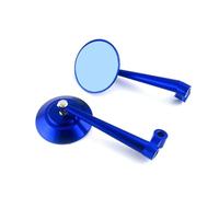 Motorcycle Rear Mirror 8MM 10MM Universal Motorcycle Side Mirrors Round Lens Mirror Rearview Mirrors Motorcycle Accessories Handle Bar End Mirrors