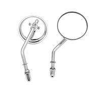 Motorcycle Rear Mirror For Davidson Heritage Softail Road King Forty-Eight Fat Bob Breakout Rocker Sportster Side(Round chrome)