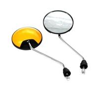 Motorcycle Rear Mirror Universal Clockwise 8mm Round Motorcycle Rearview Mirrors 360 Degree Convex Moped Scooter Motorbike Side Mirror