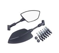 Motorcycle Rear Mirror Universial 8mm 10mm Motorcycle Mirror Scooter Rearview Mirrors 2Pcs/Pair Electromobile Side Bar End