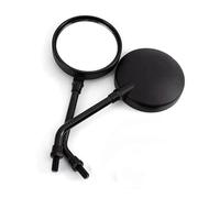 Motorcycle Rear Mirrors 8/10MM Round Retro Racer Rearview Side Mirror For Honnet CB500X 750 NC750X For African For Twin Universal(Black-Long Pole)