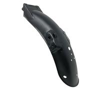 Motorcycle Rear Mudguard Fender for Cafe Racer Scrambler Street Bike Roadster Project | Stainless Steel in Black | UNIVERSAL (Rear Mudguard Fender Black)