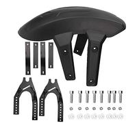 Motorcycle Rear Mudguard, Fydun ABS Rear Wheel Mud Flap Guard Mudguard Cover with Bracket Universal (Black)