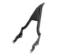 Motorcycle Rear Passenger Backrest Detachable Sissy Bar Chrome Black For Harley For Touring 121 CVO 2023-2024(16 Inch Black)