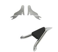 Motorcycle Rear Passenger Backrest Motorcycle Detachable Passenger Backrest Rear Pad For For Touring For Road King For Electra Glide 09-up