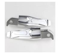 Motorcycle Rear Passenger Foot Peg Footrests Pedal For FZ1 2004-2019 Footpegs(Silver)