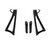 Motorcycle Rear Passenger Foot Pegs Footrests Bracket For Ya&ma&ha For R6 2006-2016 Foot Pegs for Motorbike(Sand black)