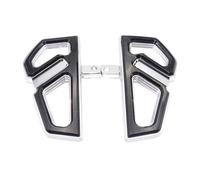 Motorcycle Rear Passenger Footboard Kit Floorboard Pedal Black/Chrome For Harley Sportster XL Dyna Touring Road Street Glide FL