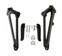 Motorcycle Rear Passenger Footrest Foot Peg Bracket For YZF R1 YZF-R1 2009-2014 2008 2009 2010 2012 2013 Floorboards Footpegs(Matte Black)