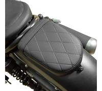 Motorcycle Rear Passenger Front Driver Pillion Seat Cover Cushion Pressure Relief Pad Fit for Rebel CMX500 CMX300 CMX 500 300 2017 2018 2019 2020 2021 2022 2023 2024 2025 (Rear-Black)