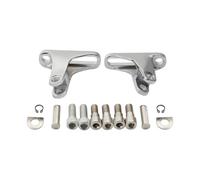 Motorcycle Rear Passenger MiN FootPegs Footboard Mounts Fit for 1993-2023(Chrome)