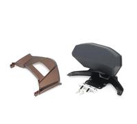 Motorcycle Rear Passenger Seat Backrest Cushion Back Rest Pad For KYMCO AK550 2017 2018 2019 2020 2021 2022 Rear Backrests(Brown)