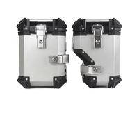 Motorcycle Rear Rack For CFMOTO 800MT CF 800 MT For Explorer Motorcycle Trunk Top Box Side Luggage Case Bags Pannier Rack Frame Rear Topcase Accessories Rear Luggage(38L Side Box Silver)