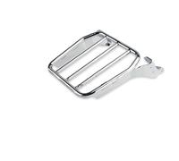 Motorcycle Rear Rack For Deluxe FLDE Heritage Classic 114 FLHCS FLHC Softail Slim FLSL Street Bob FXBB Rear Sissy Bar Backrest Luggage Rack Luggage Bracket(Silver)
