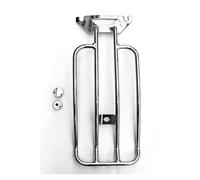 Motorcycle Rear Rack For FLHTC For Road For King For Touring 1997 1998 1999 2000-2022 Chrome And Gloss Black Solo Seat Luggage Rack Rear Luggage(Chrome)