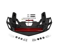 Motorcycle Rear Rack For GL1800 2021 2022 2023 Motorcycle Rear Trunk Luggage Rack LED Brake Light Lamp Rear Luggage Shelf(Matte Black)