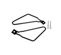 Motorcycle Rear Rack For Harley For Sportster 883 For Iron XL883N For Dyna For Fat Bob FXDF 2PCS Motorcycle Saddlebag Support Saddle Bag Bracket